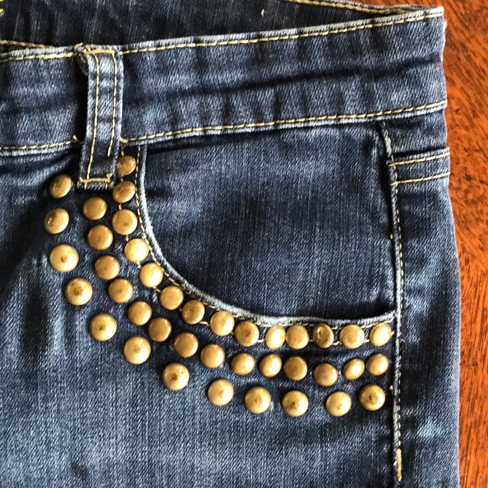 Cache Studded Slightly Boot Cut Jeans Size 10 - image 6